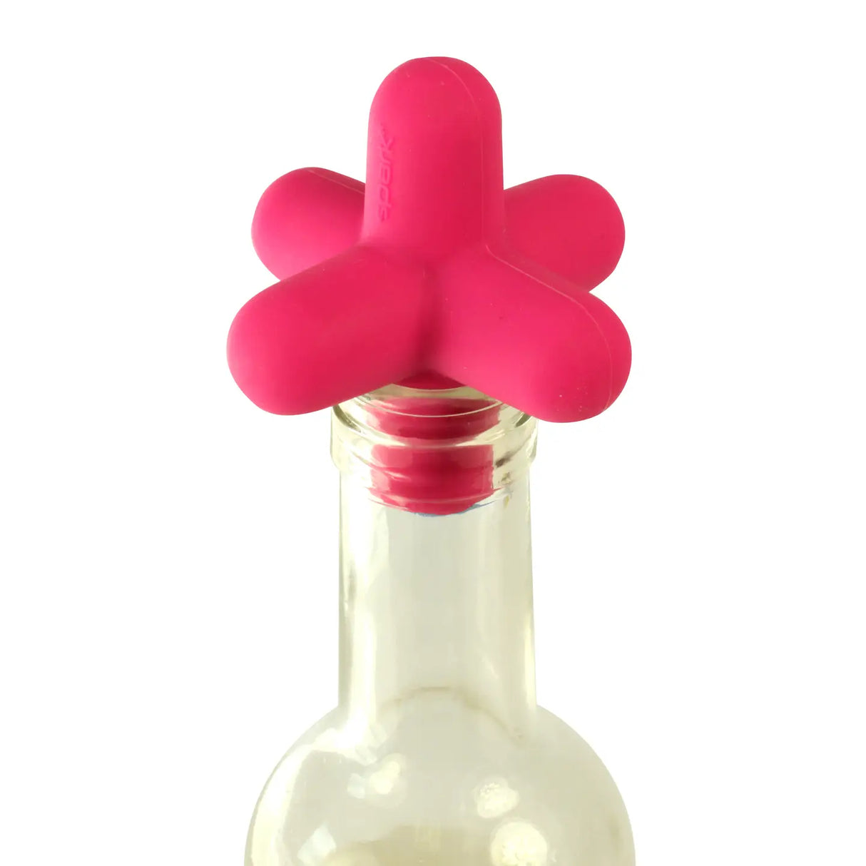 Spark Bottle stopper for wine champagne beer bottles - pink