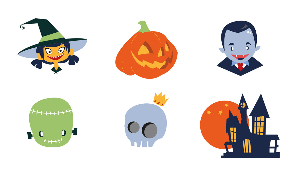 Tatoo eat Monsters - bag of 6 different tatoos