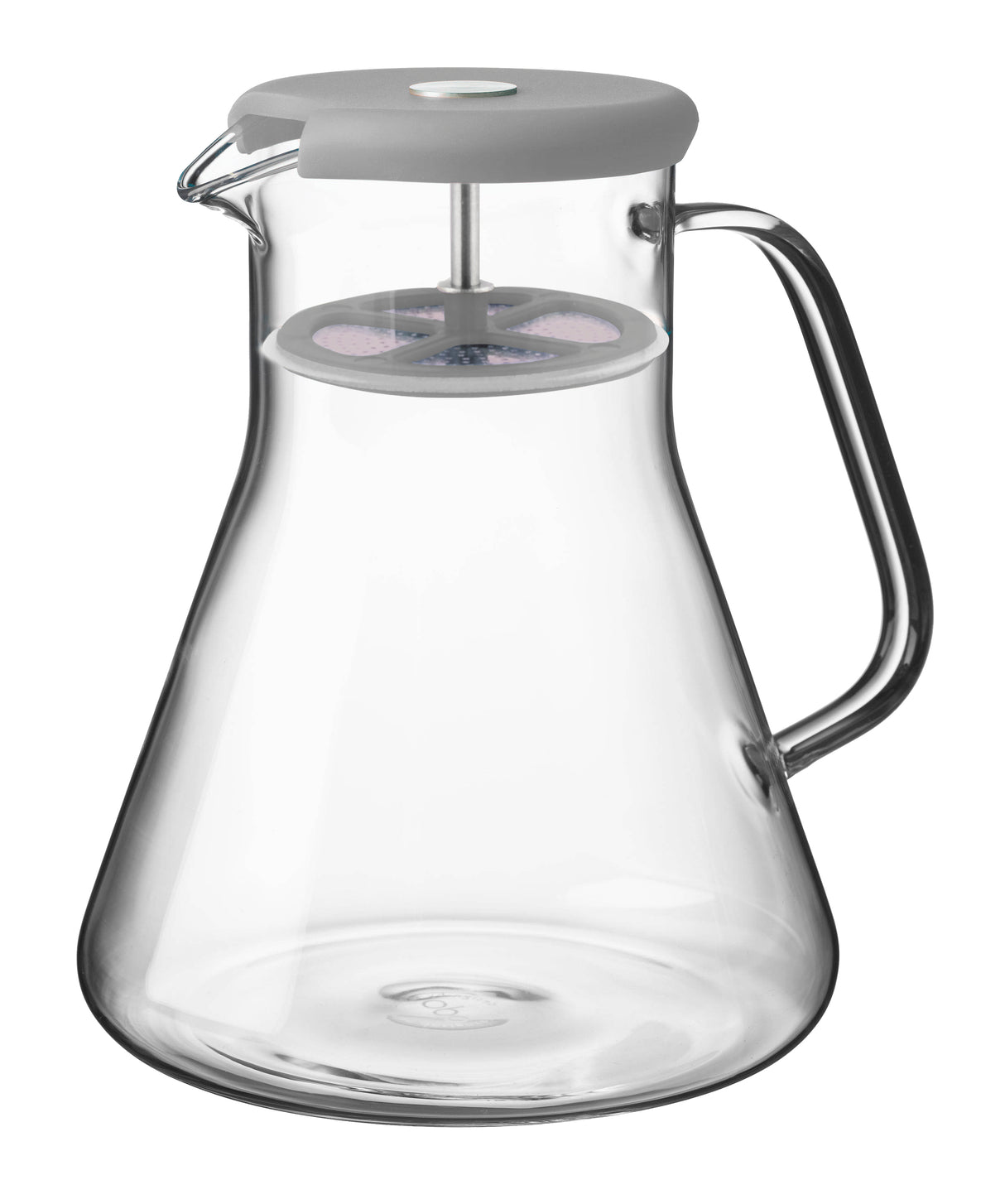 Dancing leaf with handle - grey