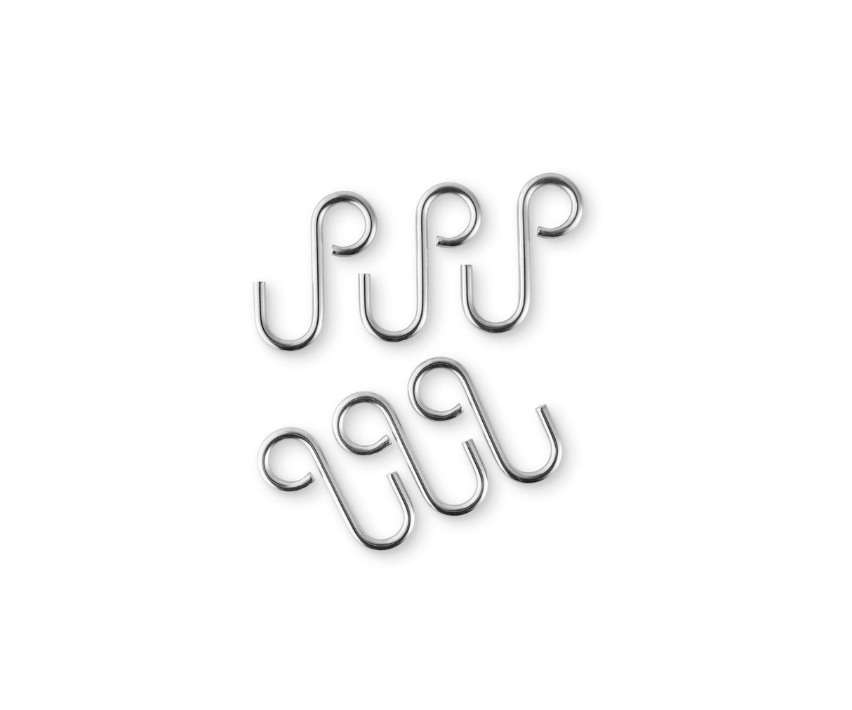 S hooks 6 pcs. Stainless steel