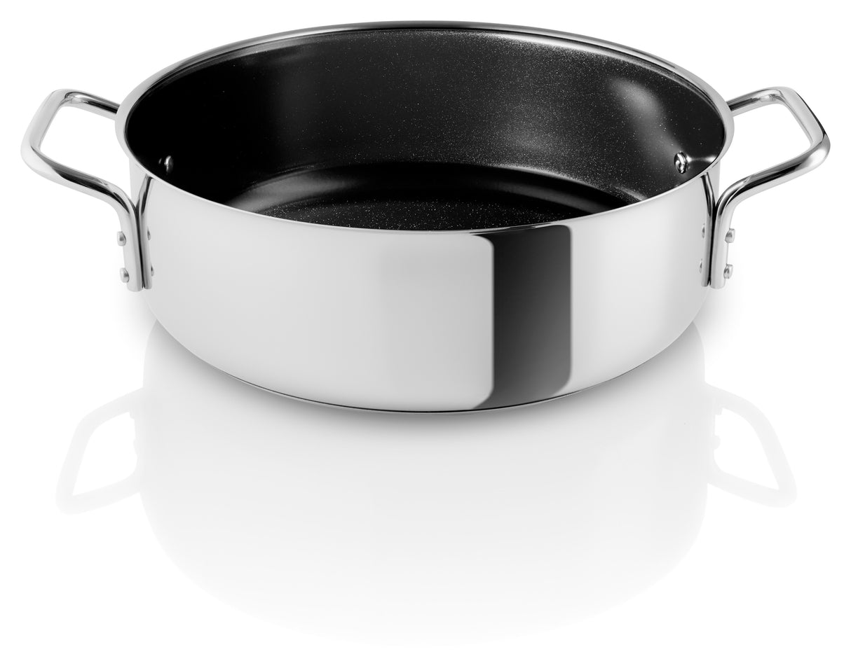Stainless Steel Sauté pot 3.5 l 24 cm ceramic Slip-Let® coating