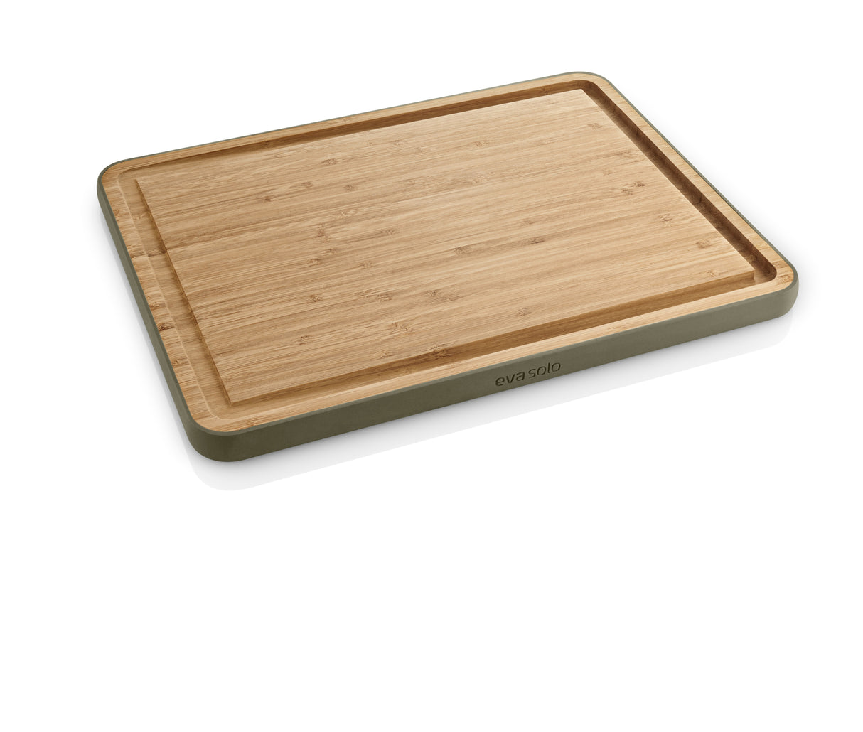 Green tools Bamboo cutting board with juice groove