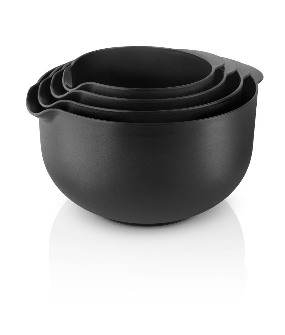 Eva mixing bowl set 4 pcs. black