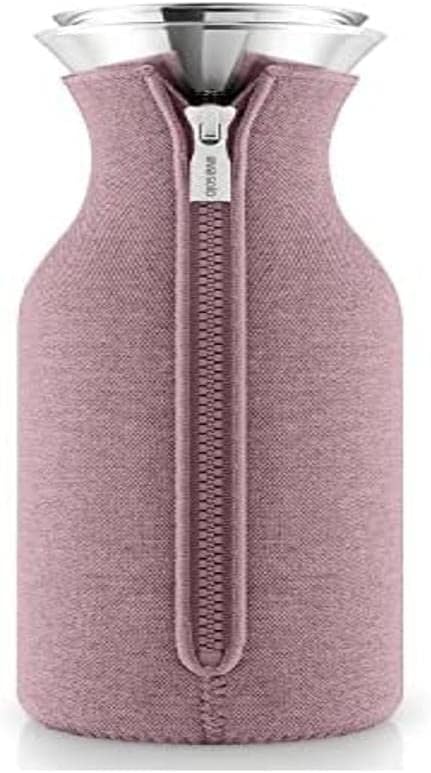 Fridge carafe 1l Rose quartz woven