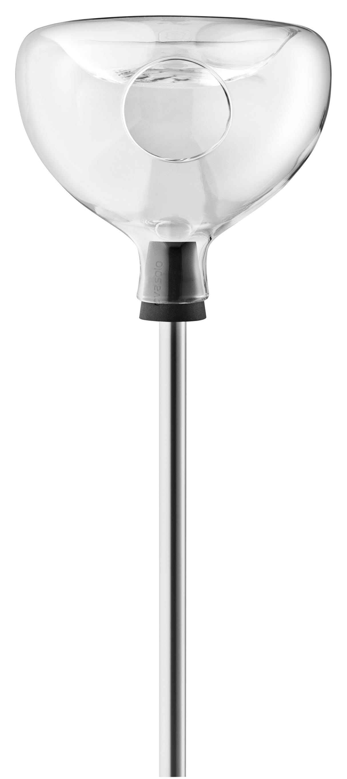 Glass bird table with bath