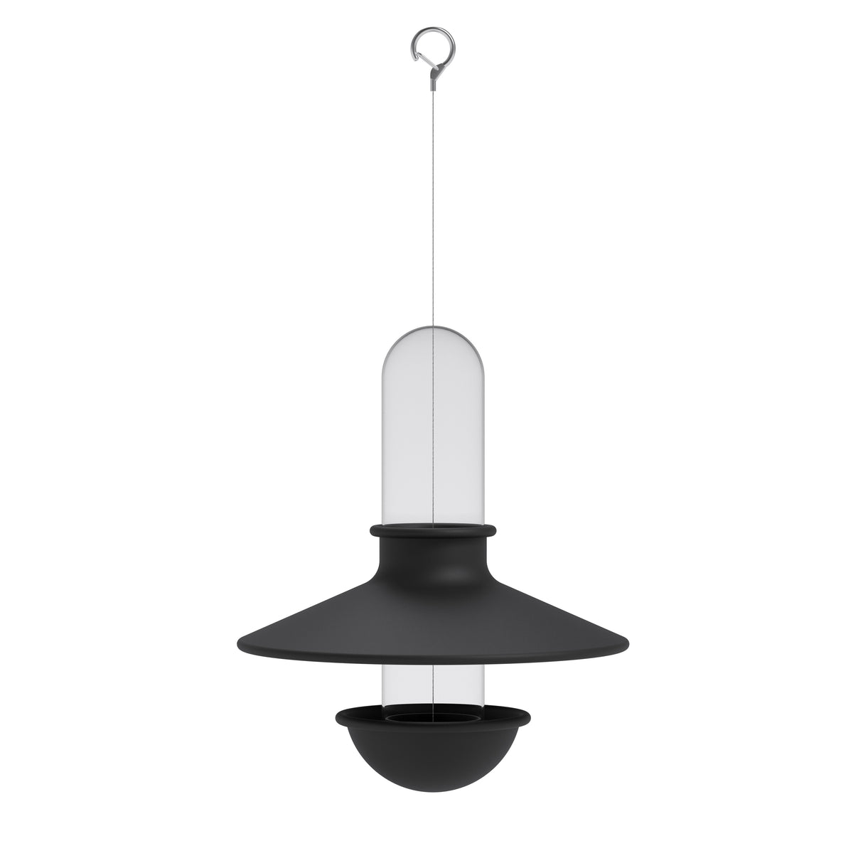 De luxe birdfeeder black