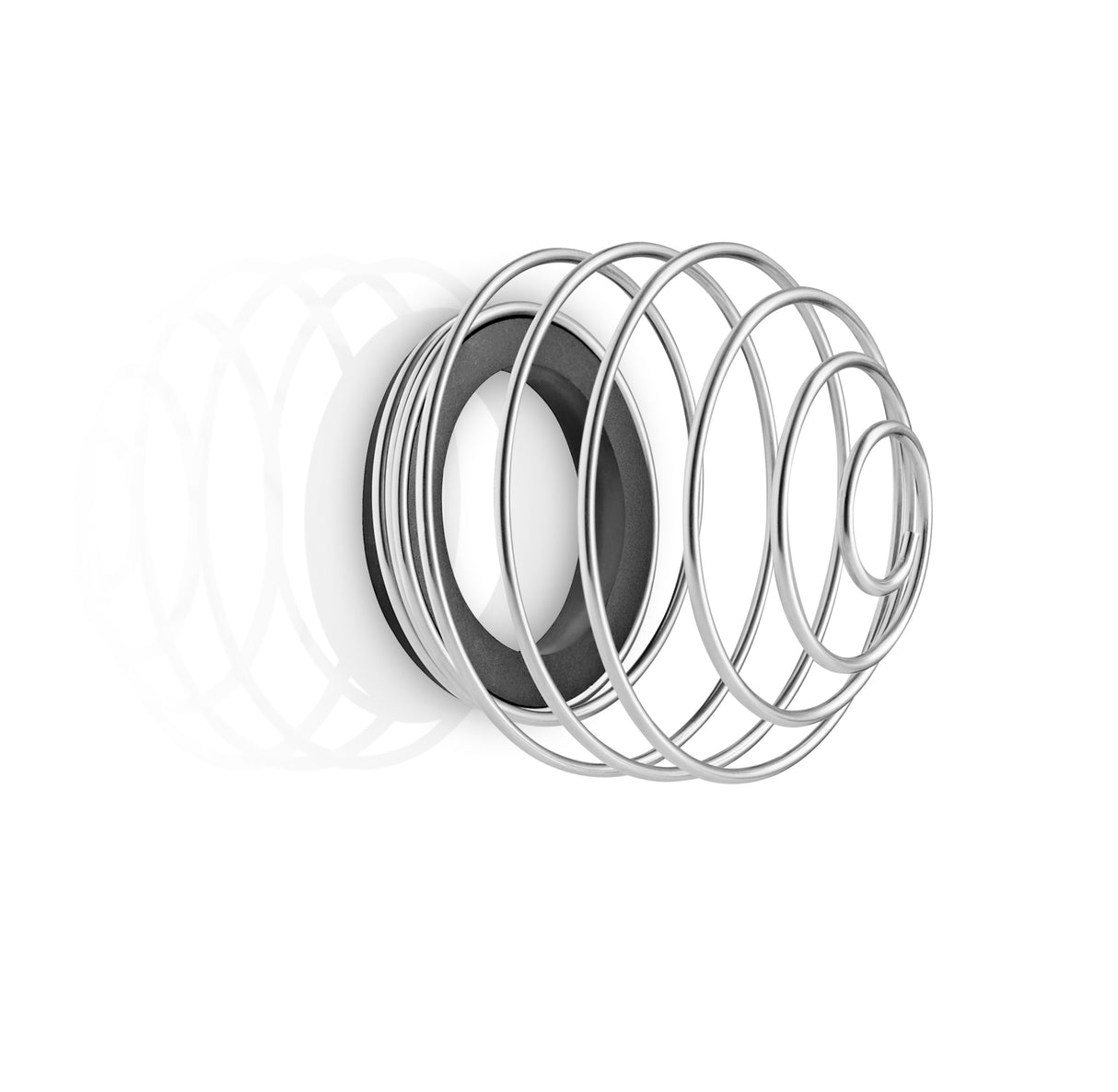 Window suet bird feeder