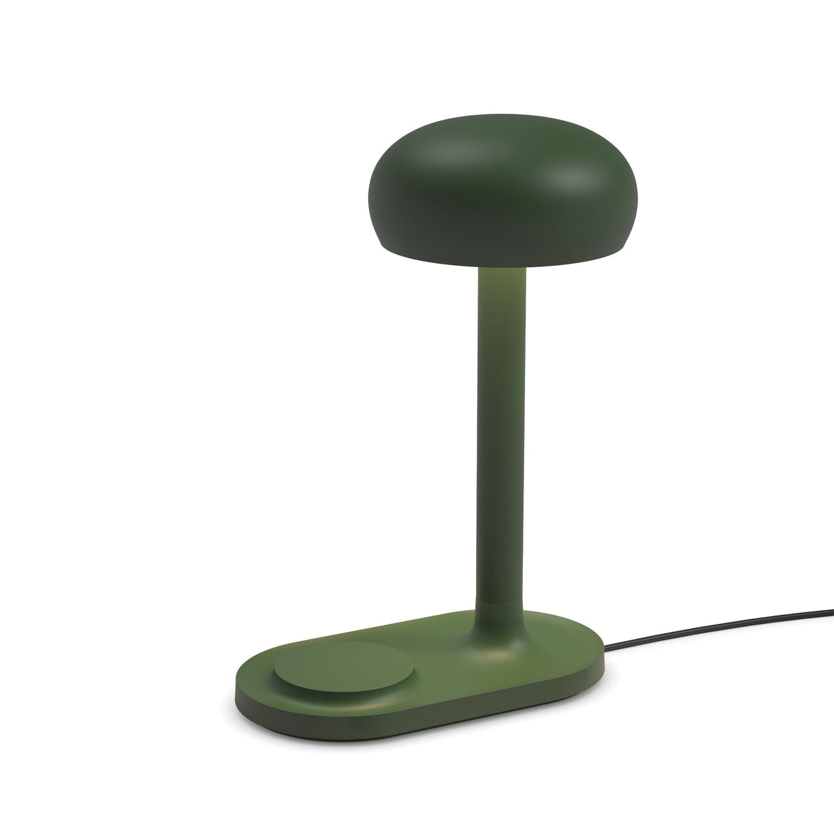 Emendo lamp with Qi wireless charger Emerald