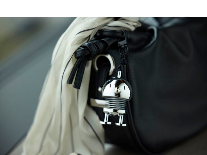Hoptimist Bag charm Chrome