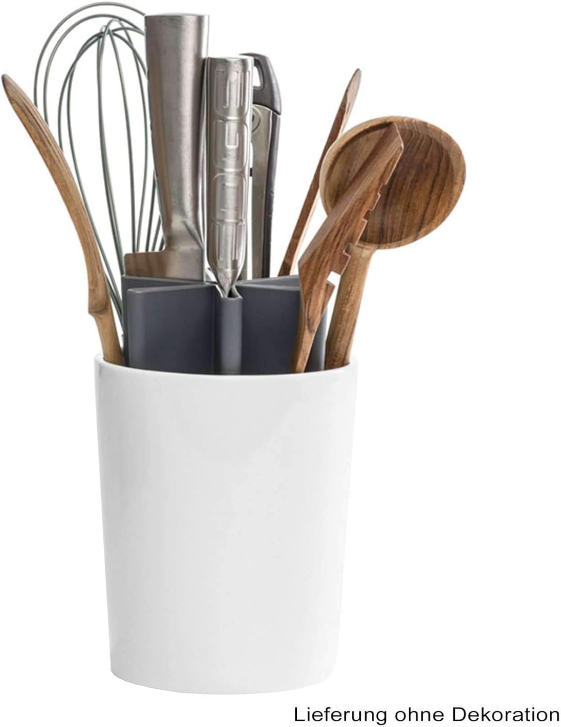 Kitchen organizer shiny white/grey