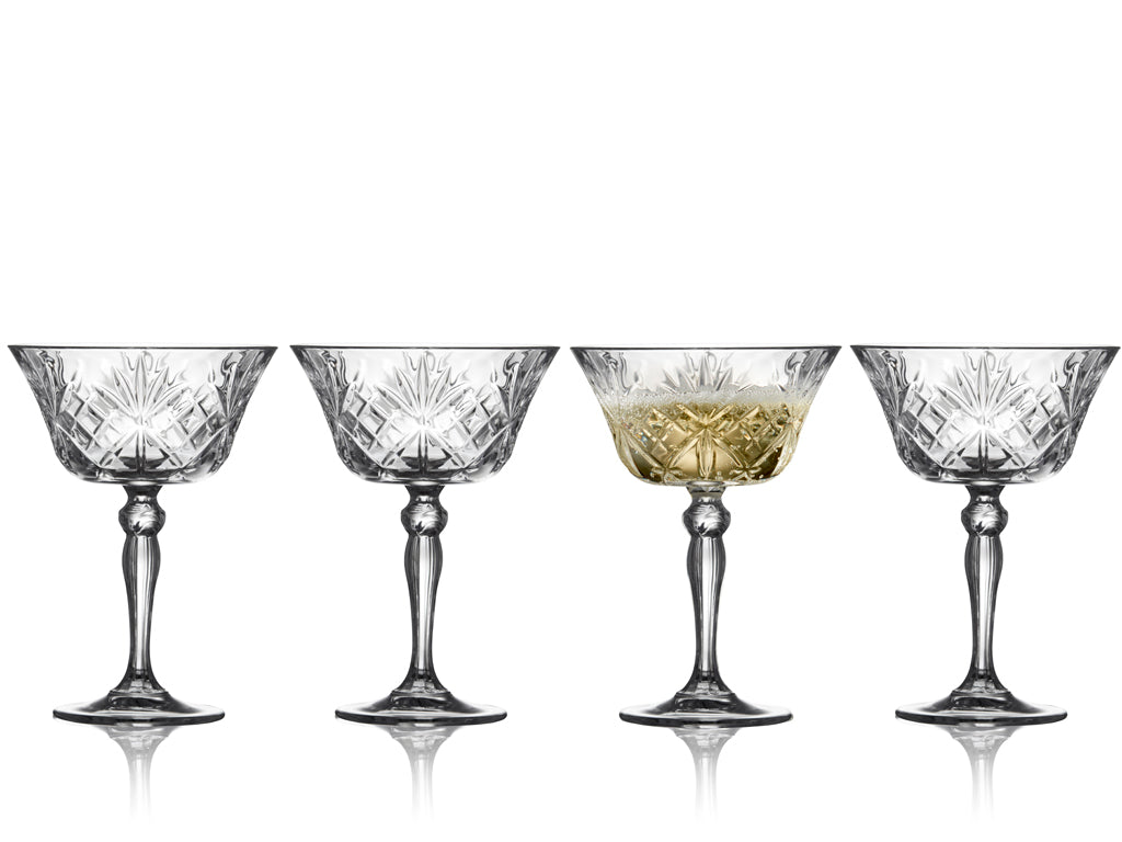 Champagne coupe Melodia 26 cl 4 pcs