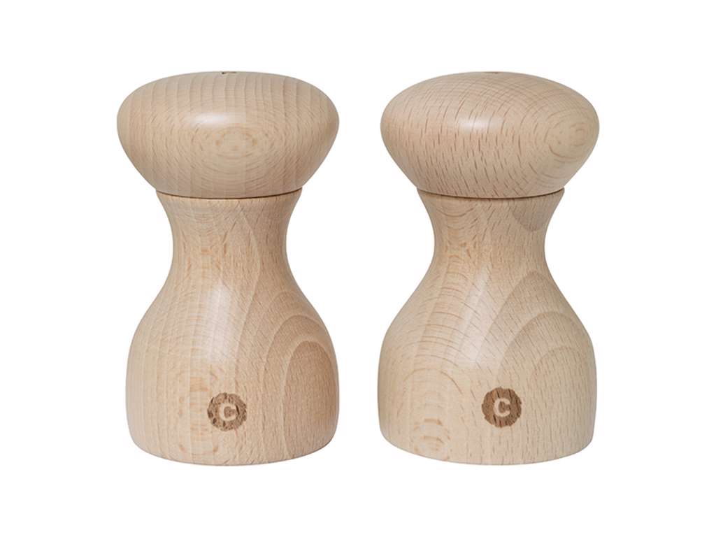 Lyon grinder 2pcs set 96 mm Natural Beech