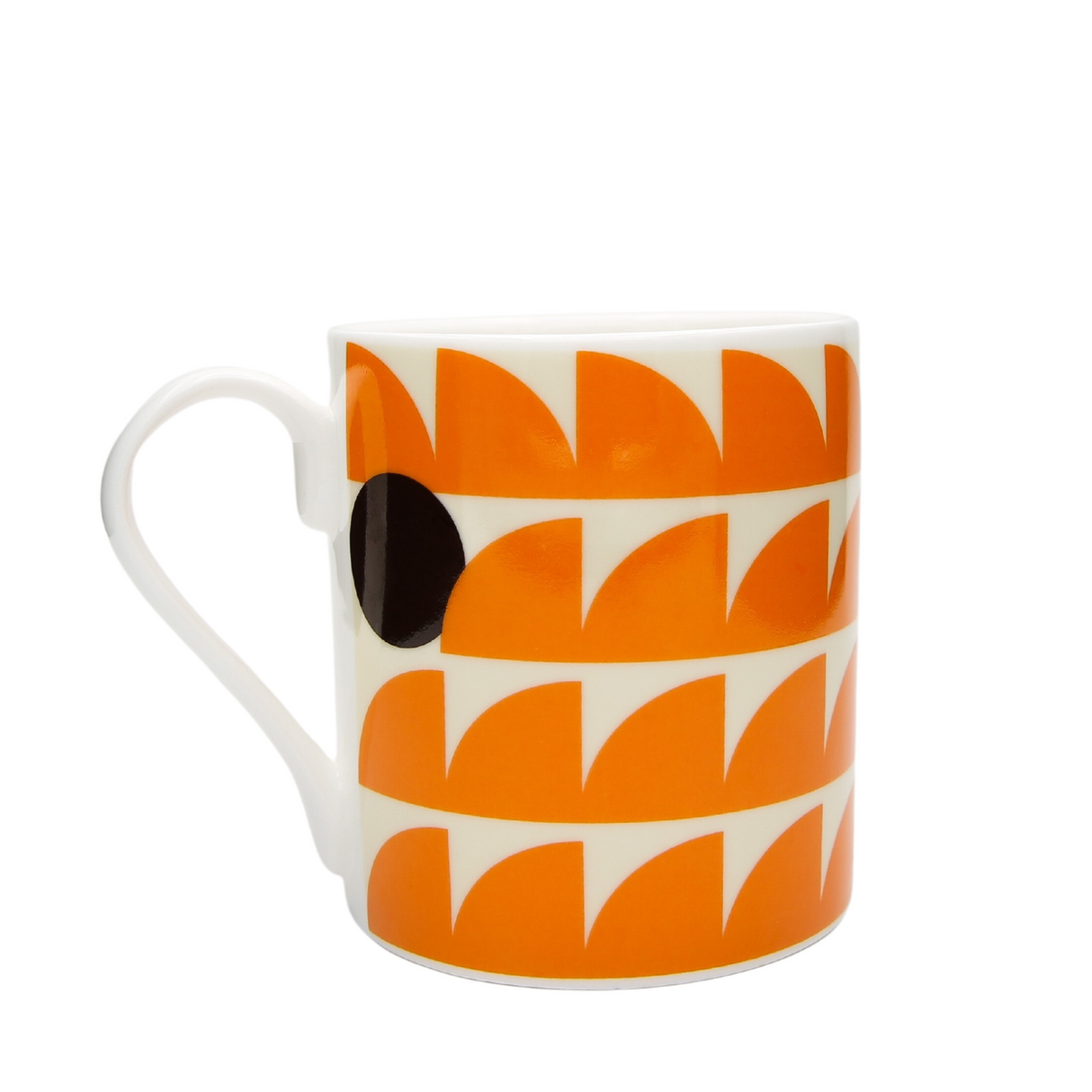 Frances Collett - Medium Ceramic Mug - 275ml - Surfers Sun - Orange