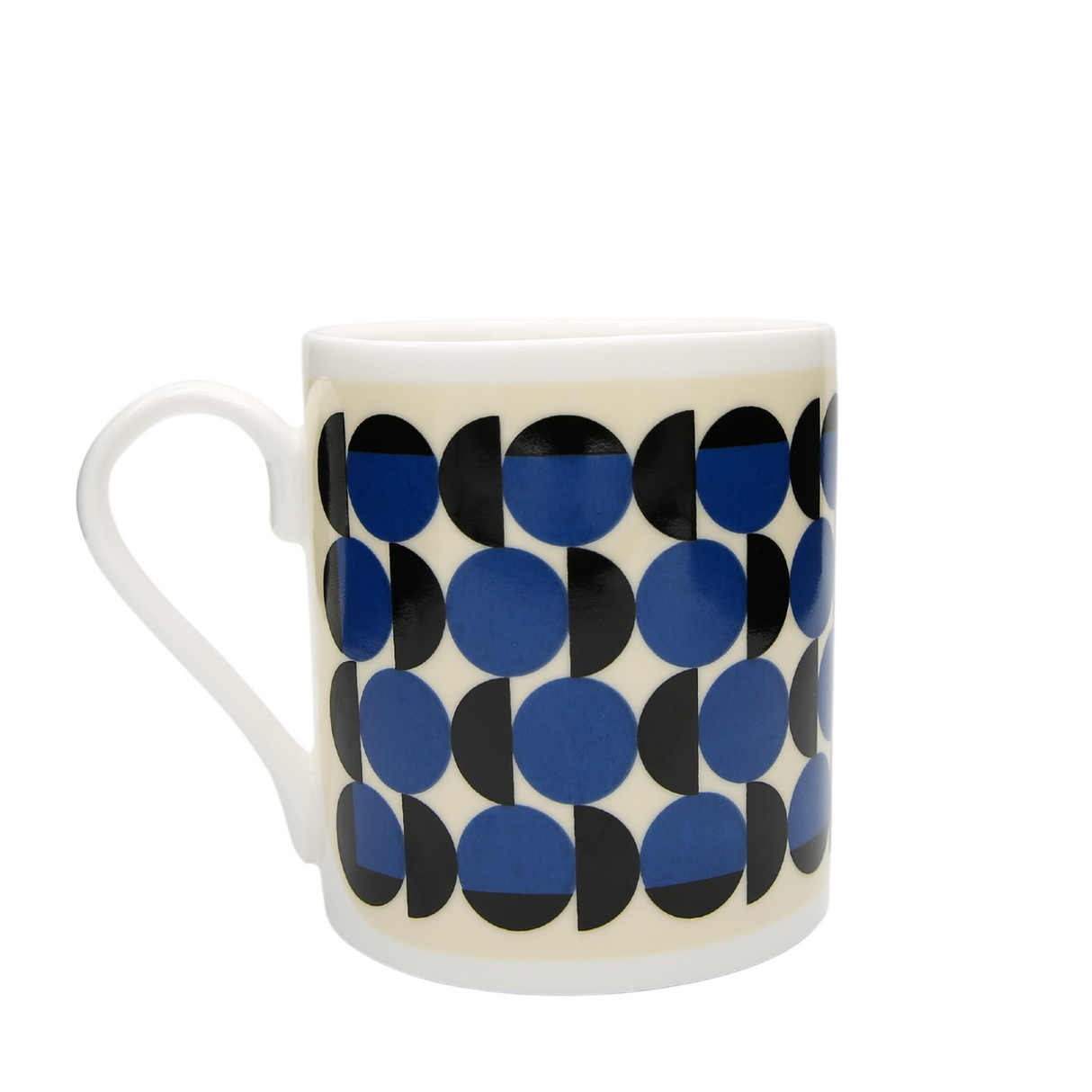 Frances Collett - Medium Ceramic Mug - 275ml - Pinball - Blue