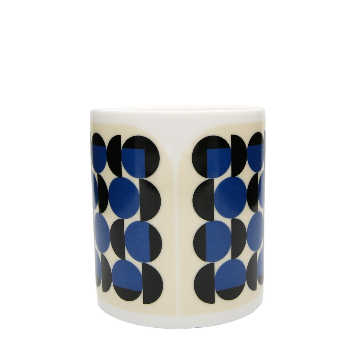 Frances Collett - Medium Ceramic Mug - 275ml - Pinball - Blue