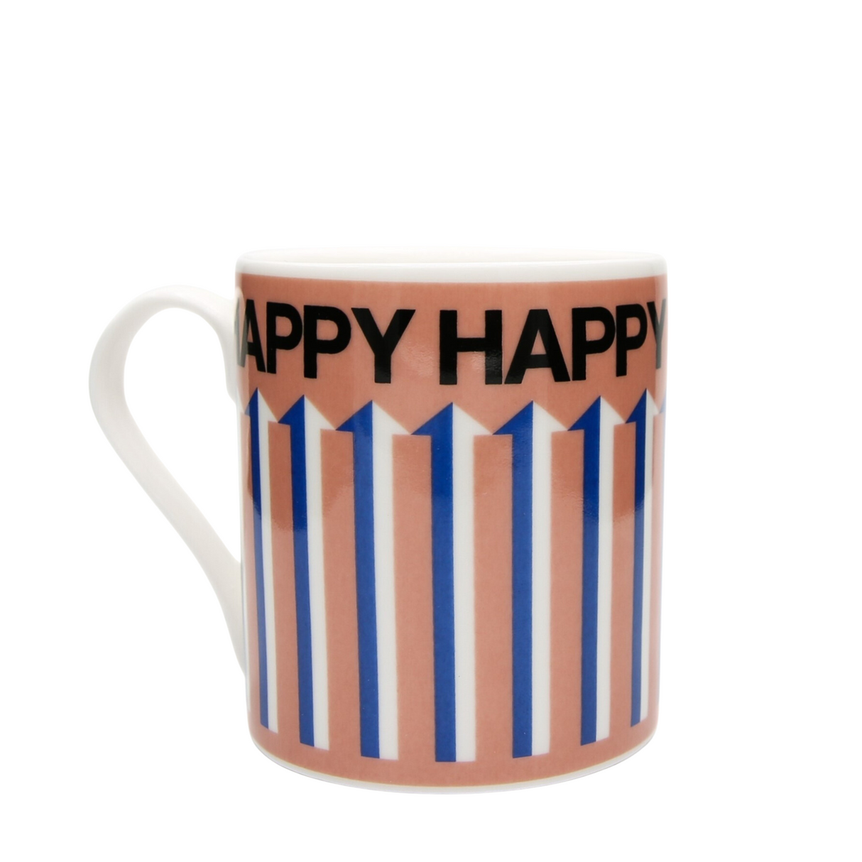 Frances Collett - Medium Ceramic Mug - 275ml - Happy Pink