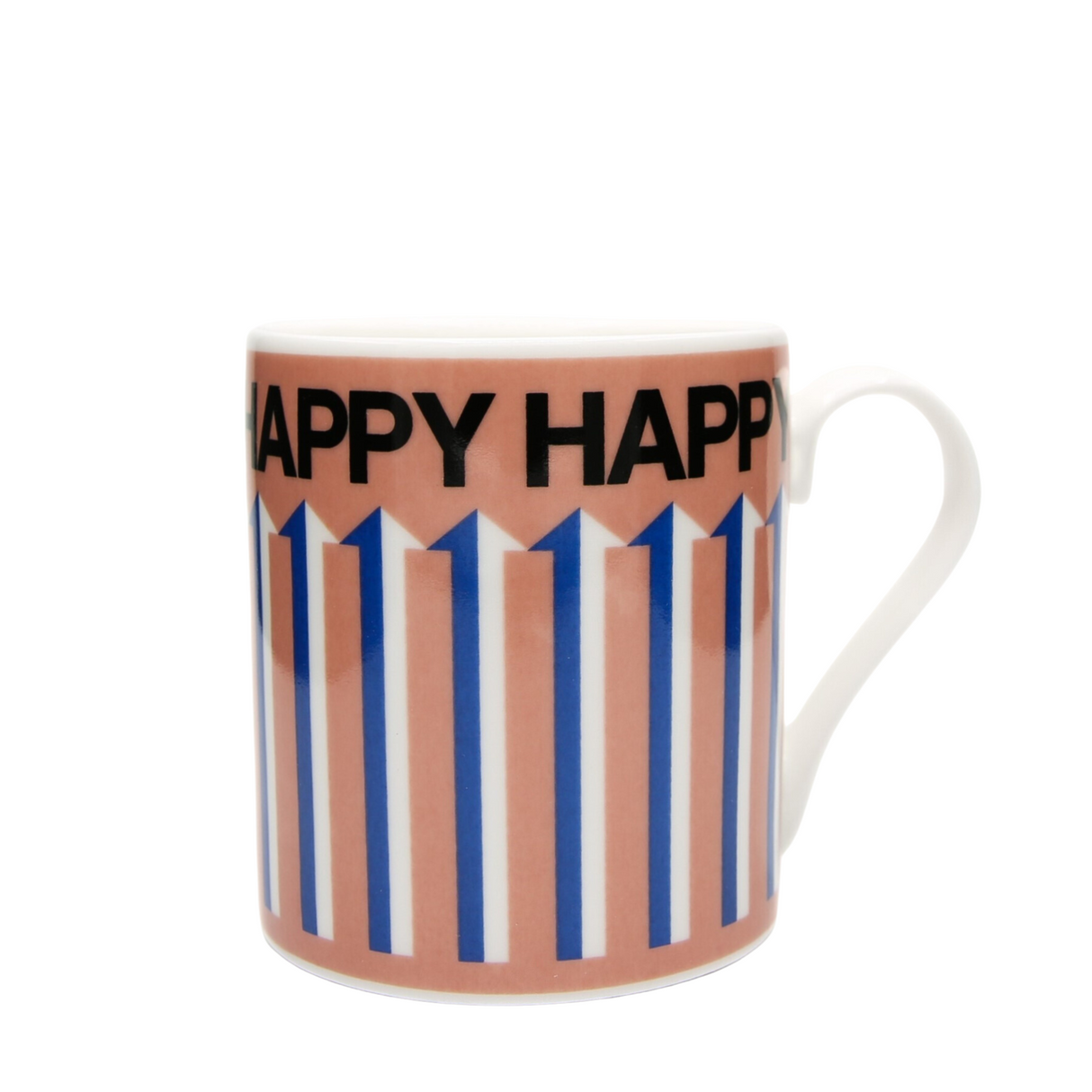 Frances Collett - Medium Ceramic Mug - 275ml - Happy Pink