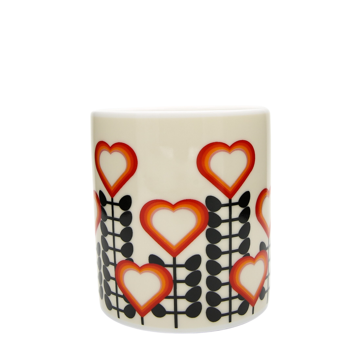 Frances Collett - Medium Ceramic Mug - 275ml - Let Love Grow - Cream