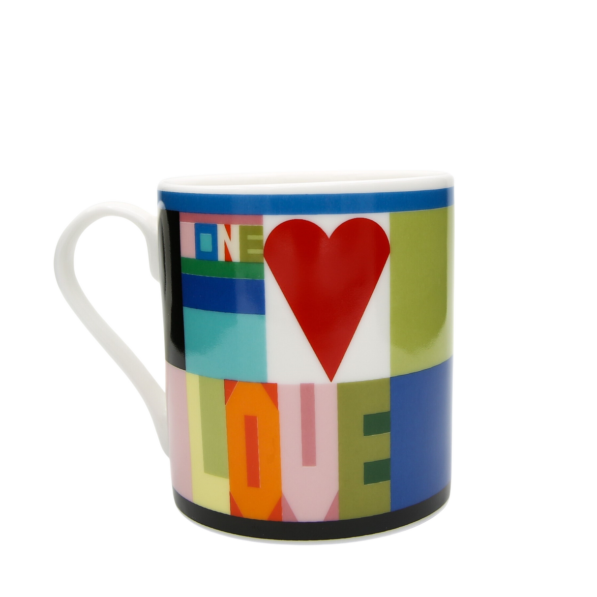 Frances Collett - Medium Ceramic Mug - 275ml - One Love