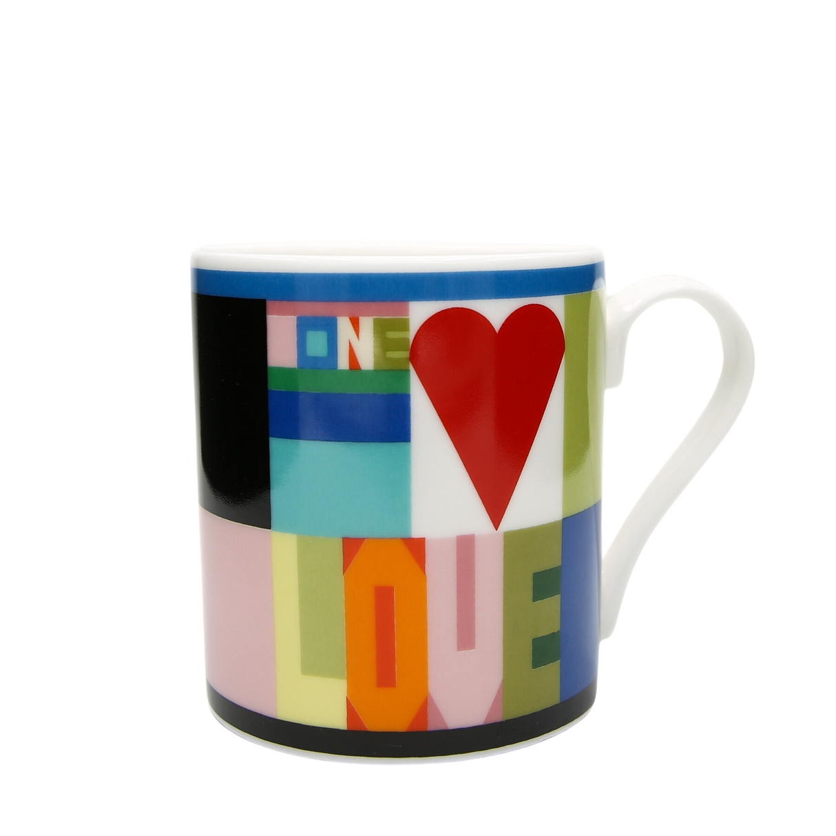 Frances Collett - Medium Ceramic Mug - 275ml - One Love