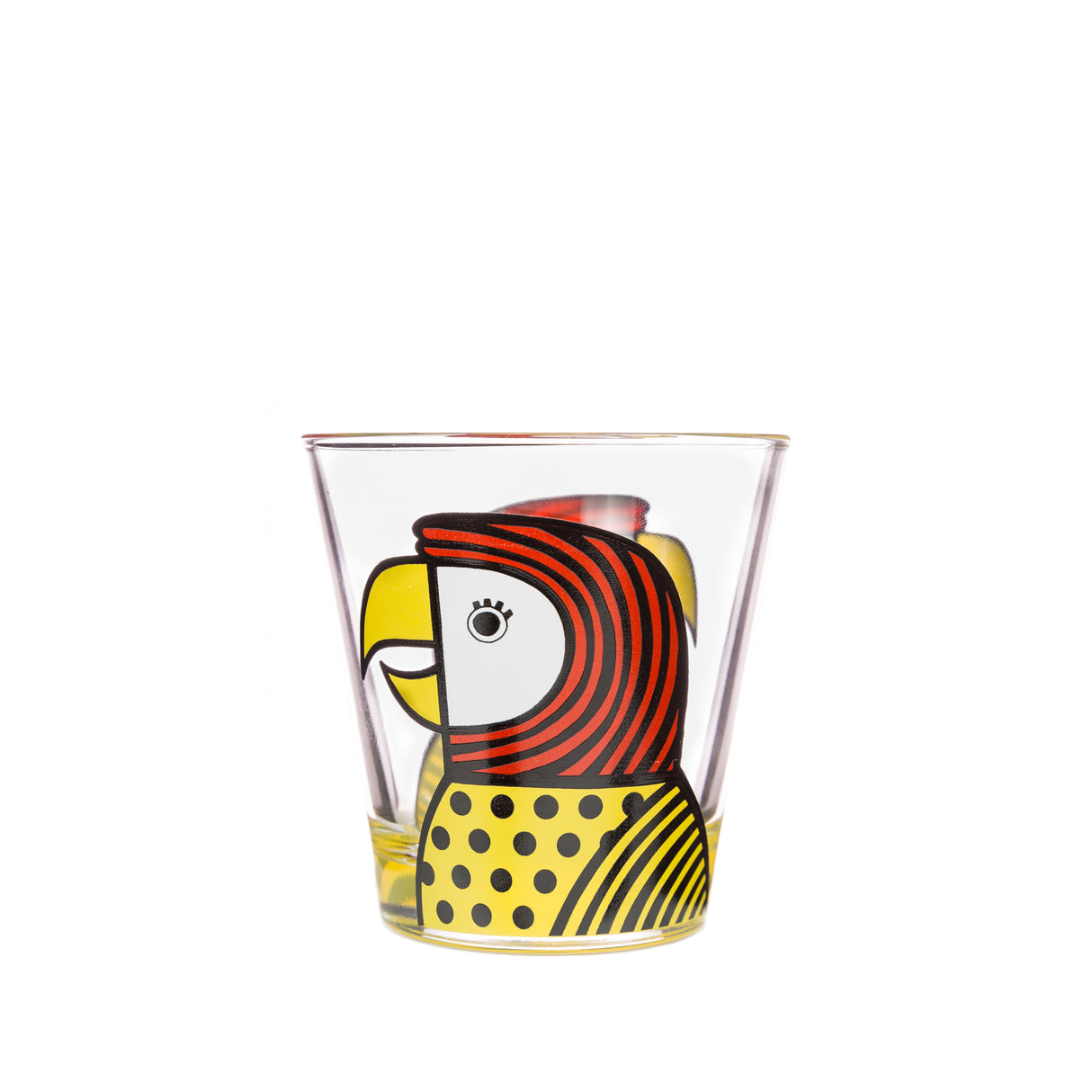 Jane Foster Glass Tumbler Parrot