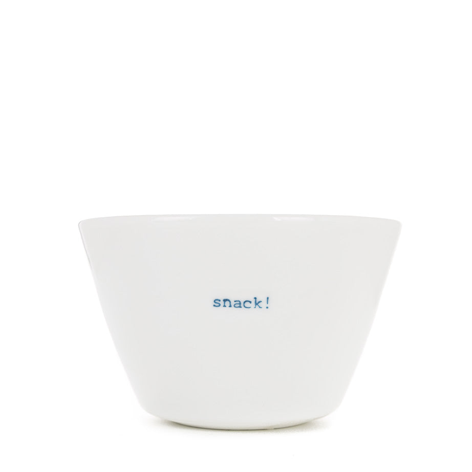 Snack Bowls Small - 200ml - Set Of 4 - Olives (Green) Snack! (Blue) Nibbles (Lilac) Dip! (Red)