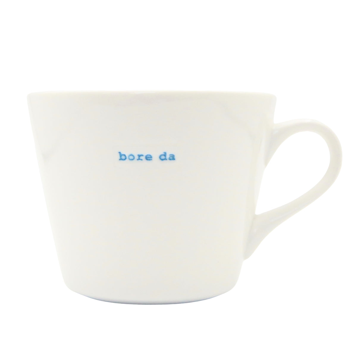 Bucket Mug Medium - 350ml - Bore Da (Blue)