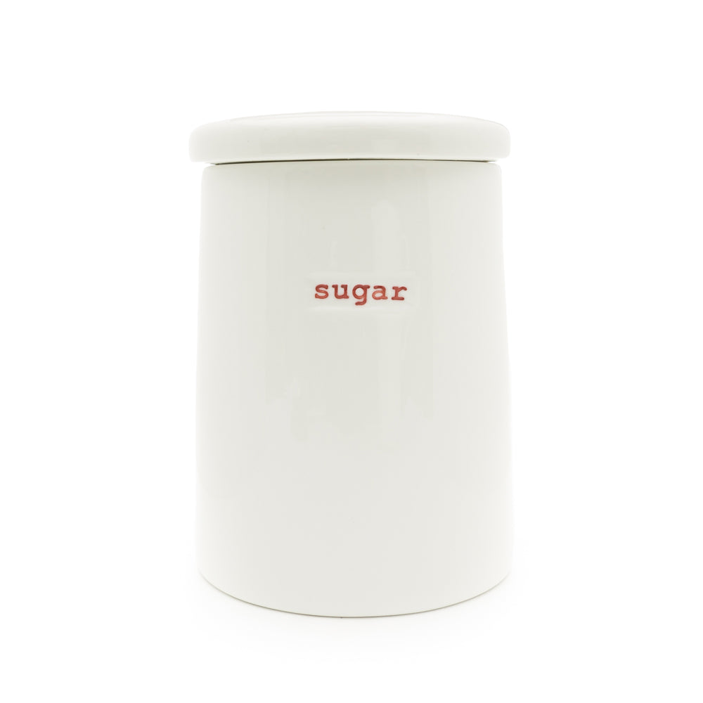 Storage Jar - Sugar (Red)