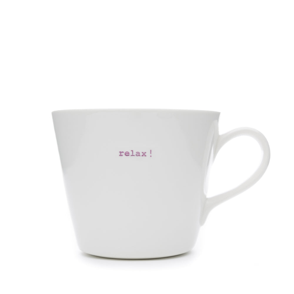 Bucket Mug Medium - 350ml - Relax! (Lilac)