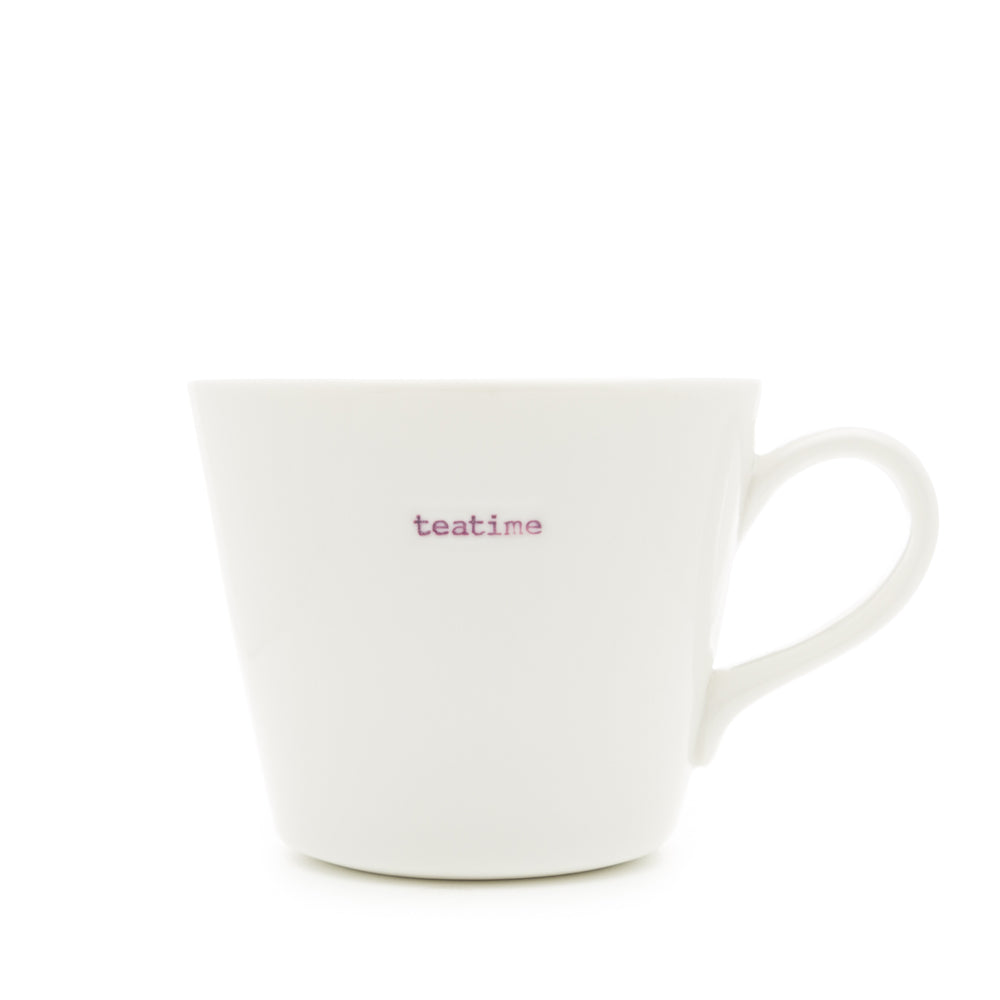 Bucket Mug Medium 350ml - Teatime