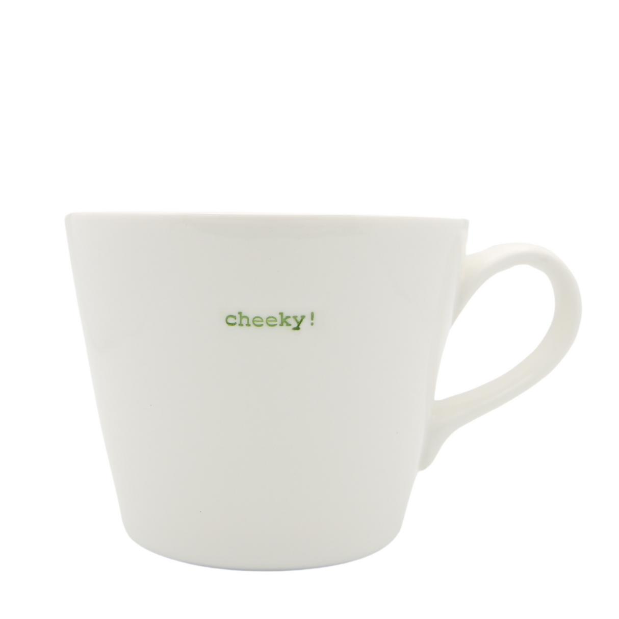 Bucket Mug Medium - 350ml - Cheeky! (Green)