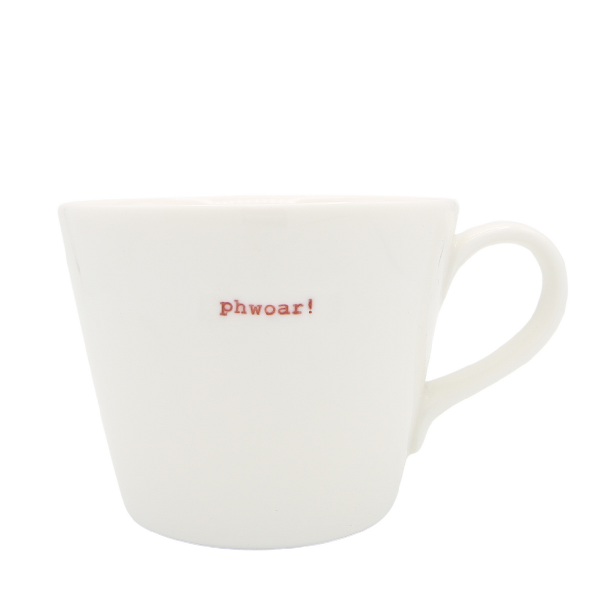 Bucket Mug Medium - 350ml - Phwoar! (Red)