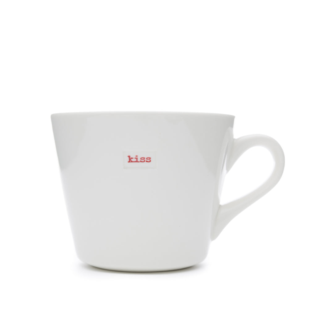 Bucket Mug Medium - 350ml - Kiss