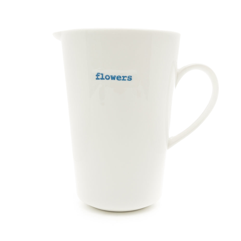 Jug Extra Large - 1,000ml - Flowers (Blue)