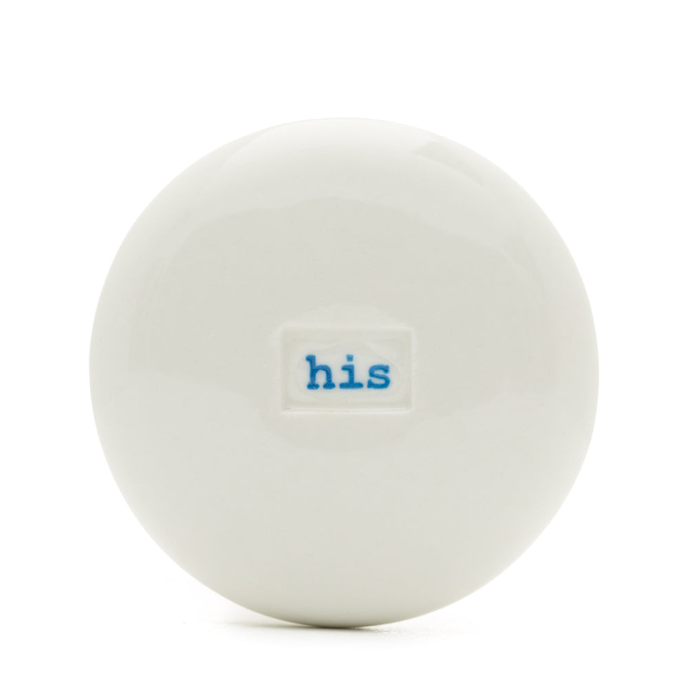 Drawer Knobs - His (Blue)