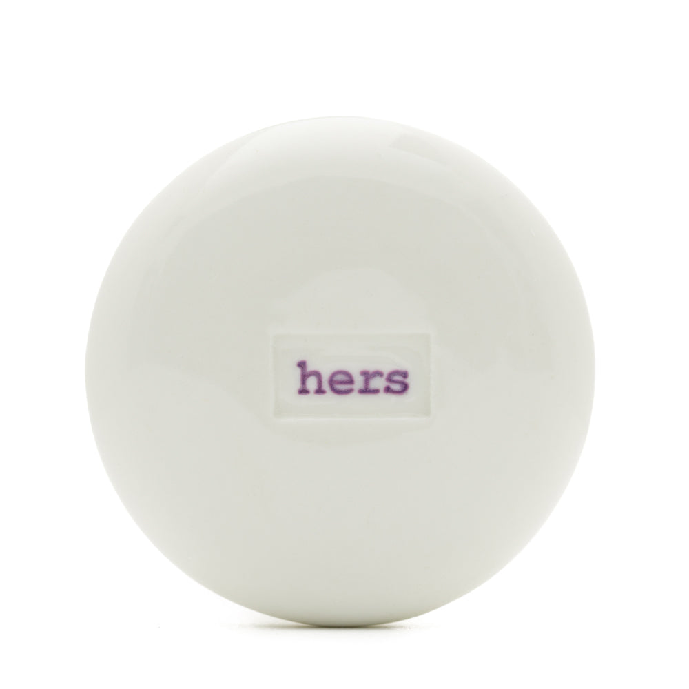 Drawer Knobs - Hers (Lilac)