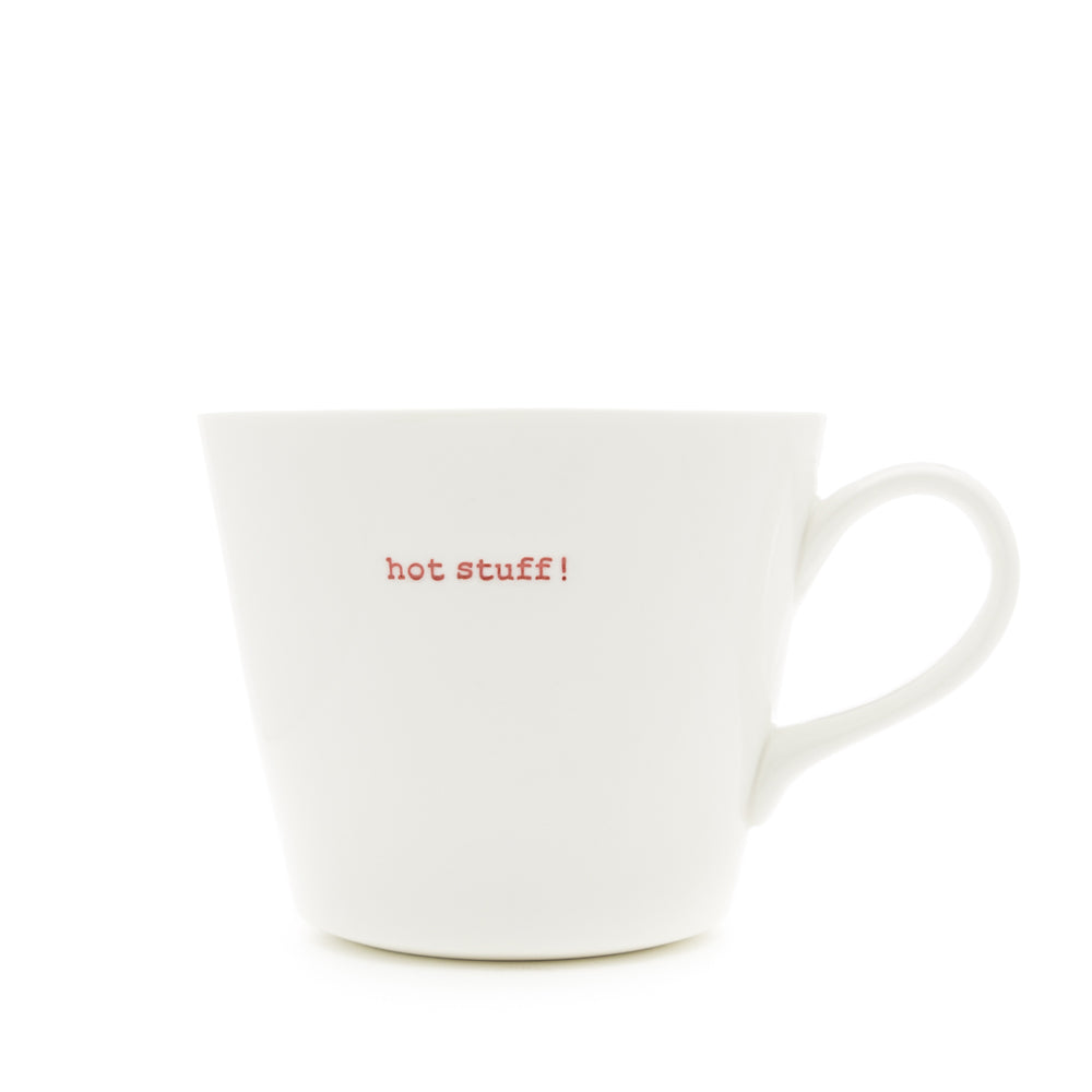 Bucket Mug Medium - 350ml - Hot Stuff! (Red)