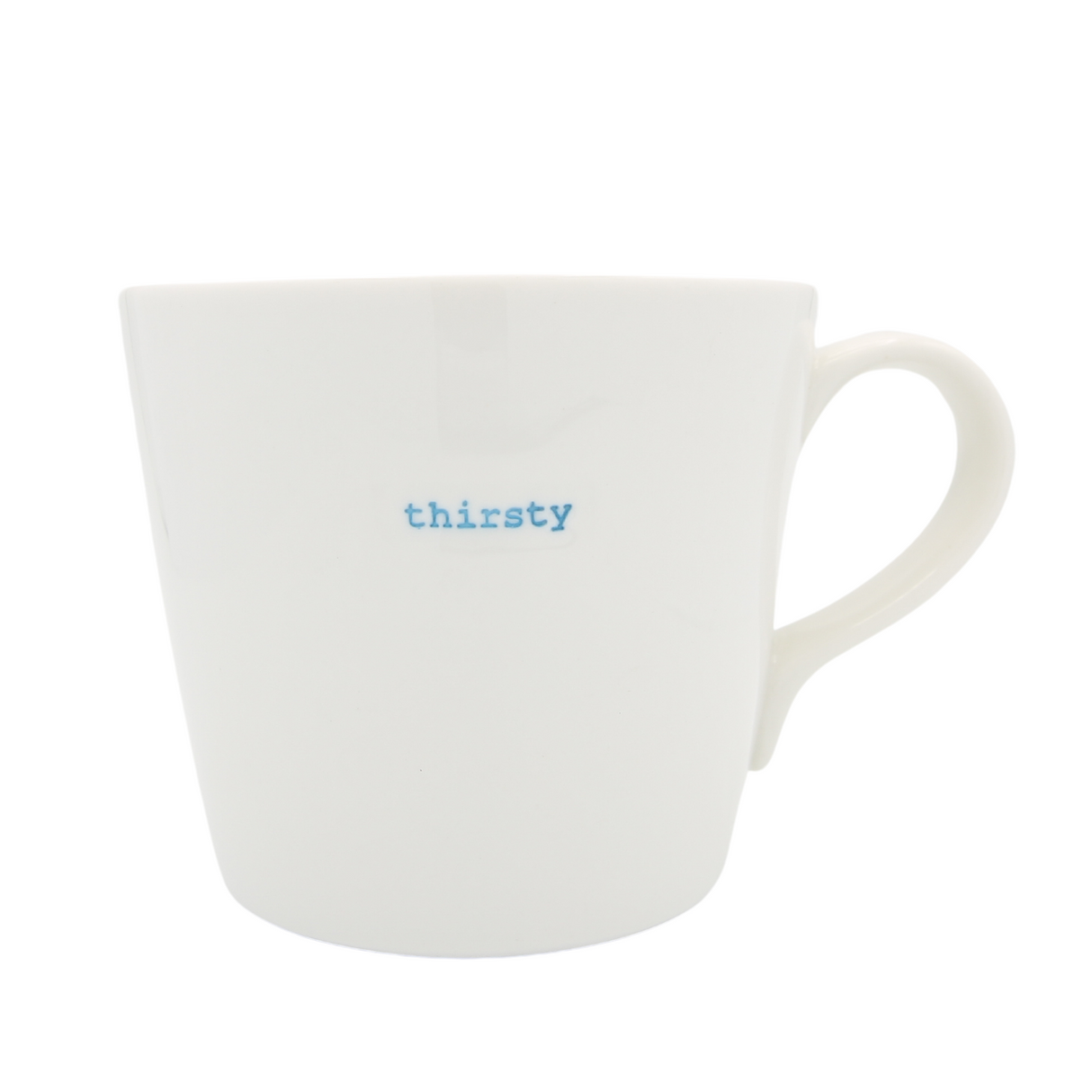 Bucket Mug Large - 500ml - Thirsty (Blue)