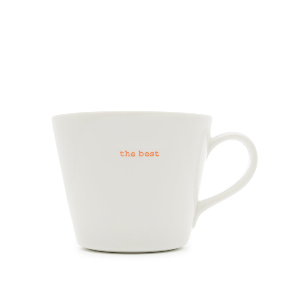 Bucket Mug Medium - 350ml - The Best (Orange)