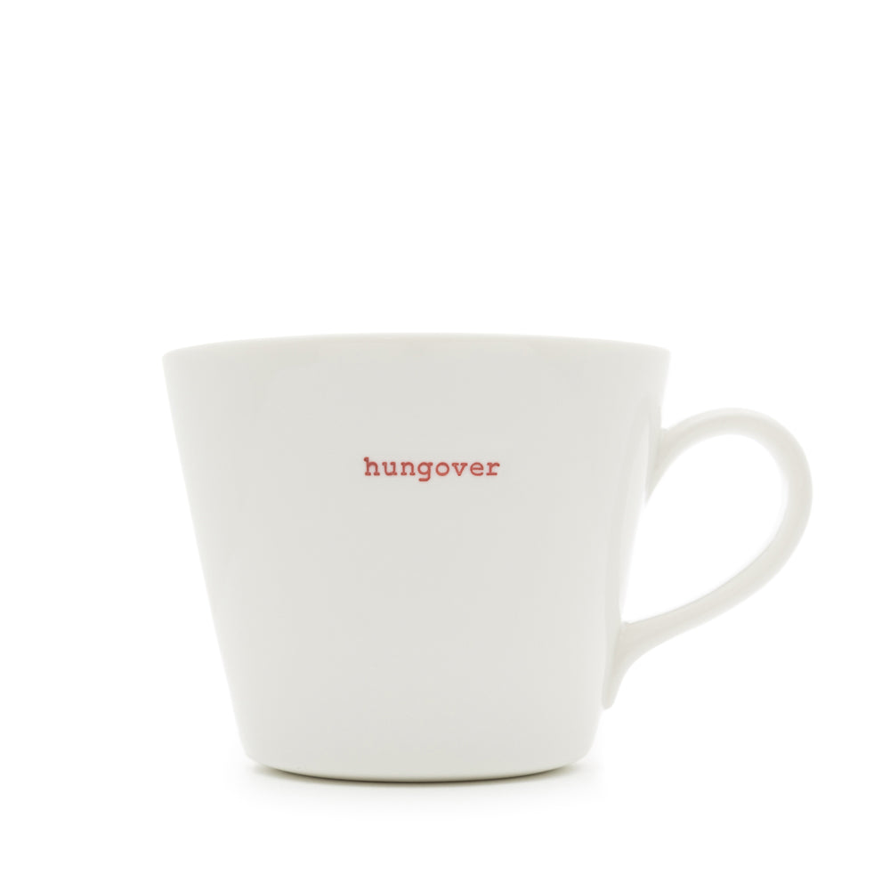 Bucket Mug Medium - 350ml - Hungover (Red)