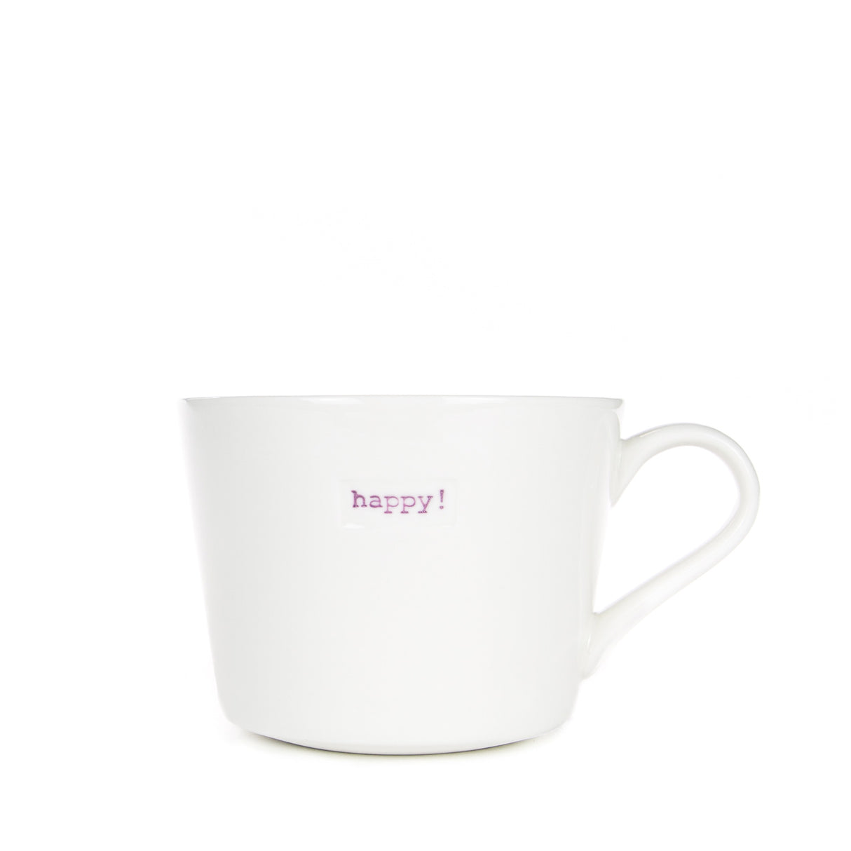 Bucket Mug Small - 280ml - Happy! (Lilac)