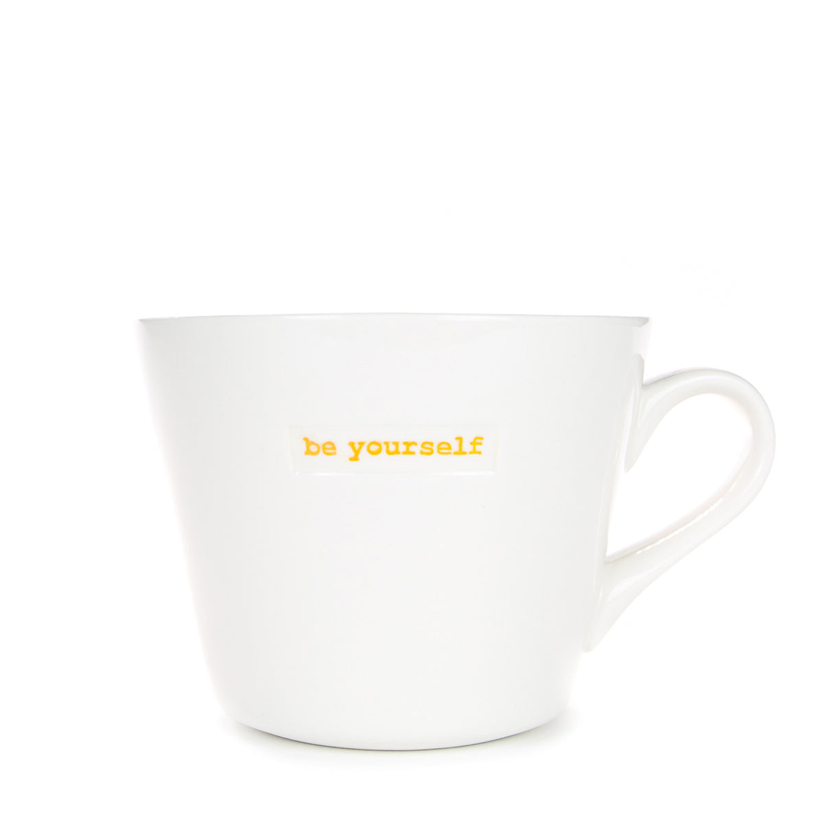 Bucket Mug Medium - 350ml - Be Yourself (Orange)