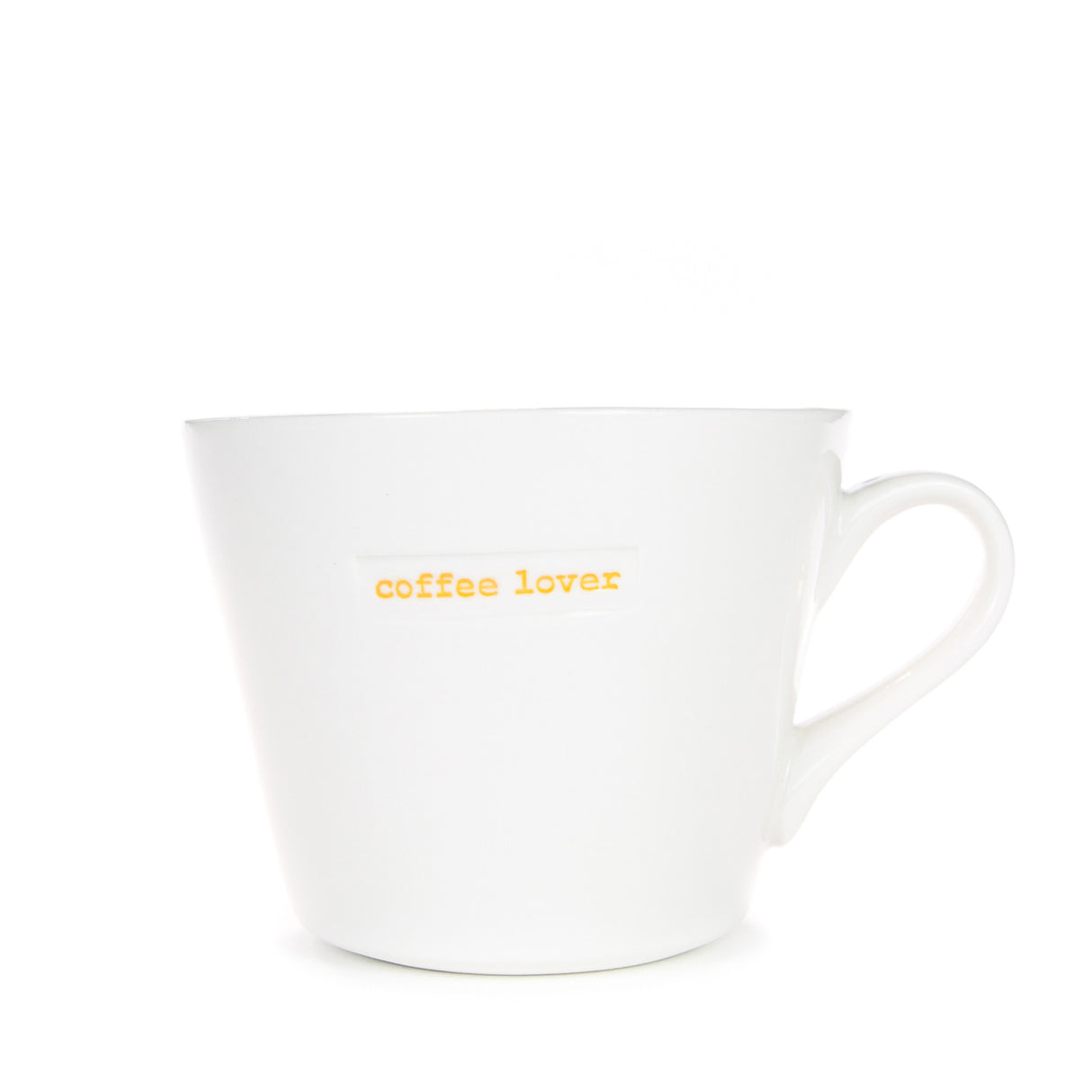 Bucket Mug Medium - 350ml - Coffee Lover (Orange)