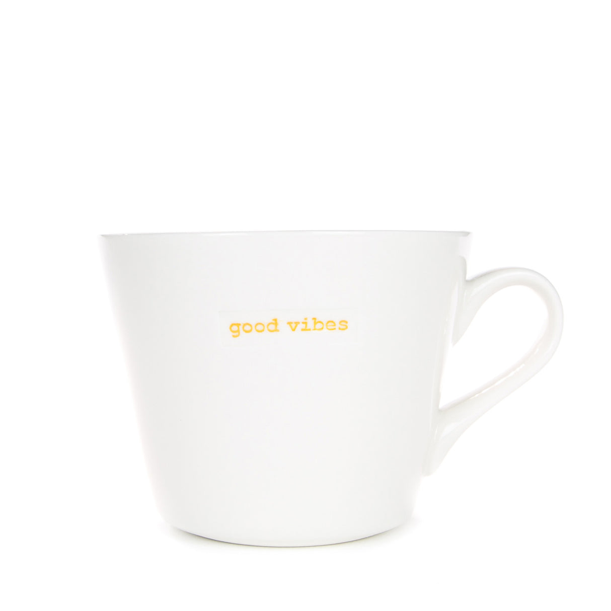 Bucket Mug Medium - 350ml - Good Vibes (Orange)