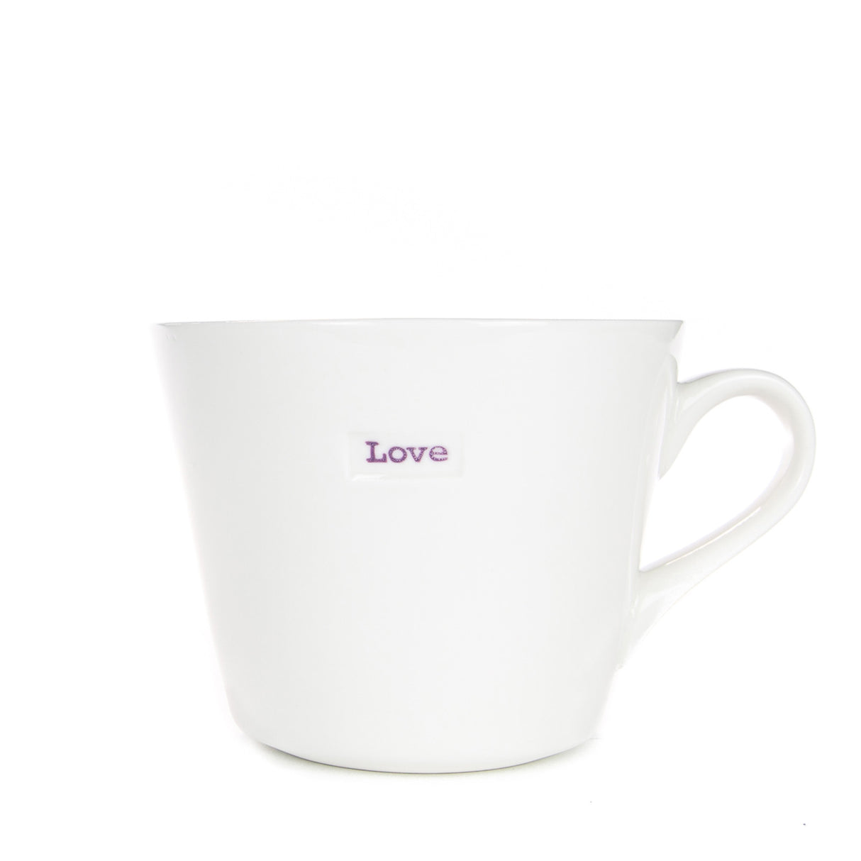 Bucket Mug Medium - 350ml - Love (Lilac)