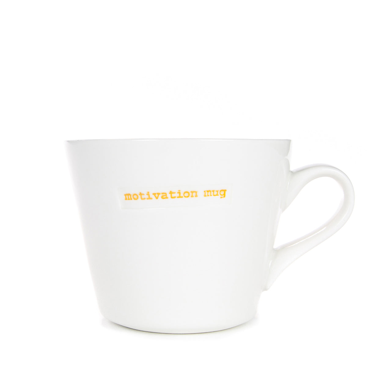 Bucket Mug Medium - 350ml - Motivation Mug (Orange)