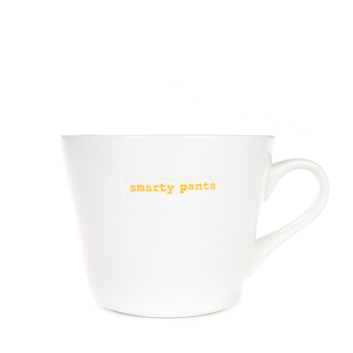 Bucket Mug Medium - 350ml - Smarty Pants (Orange)