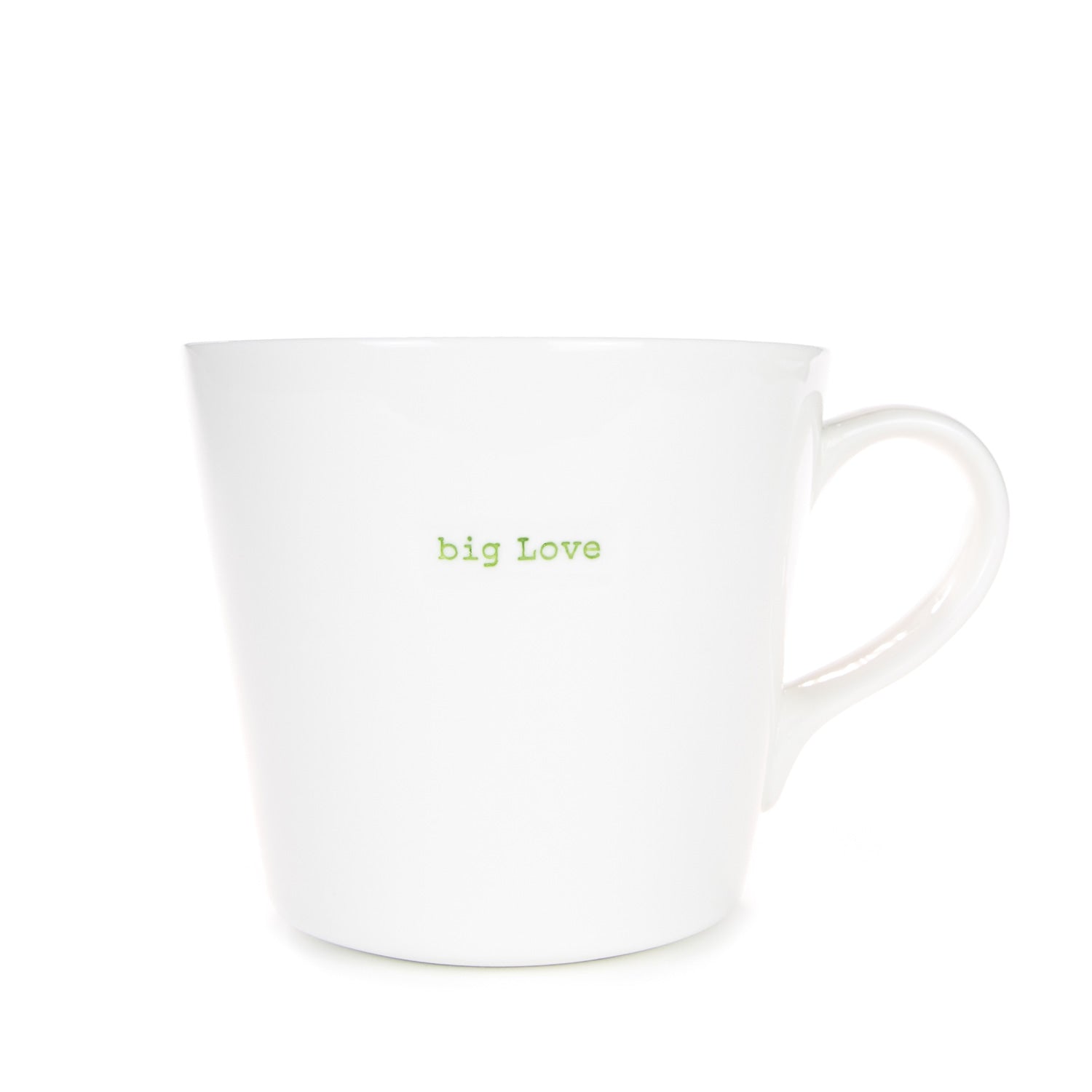 Bucket Mug Large - 500ml - Big Love (Green)