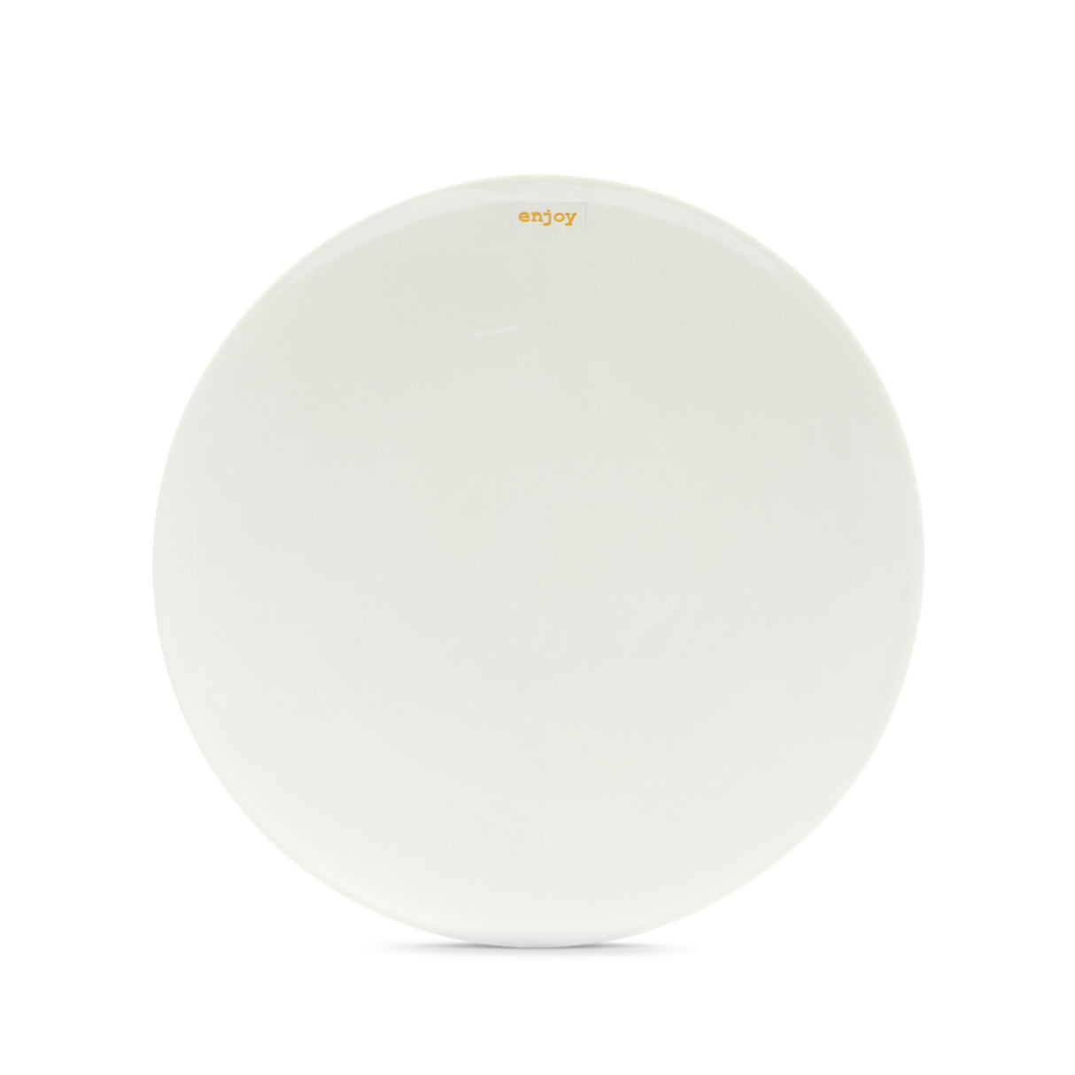 Plate Small - Enjoy (Orange)