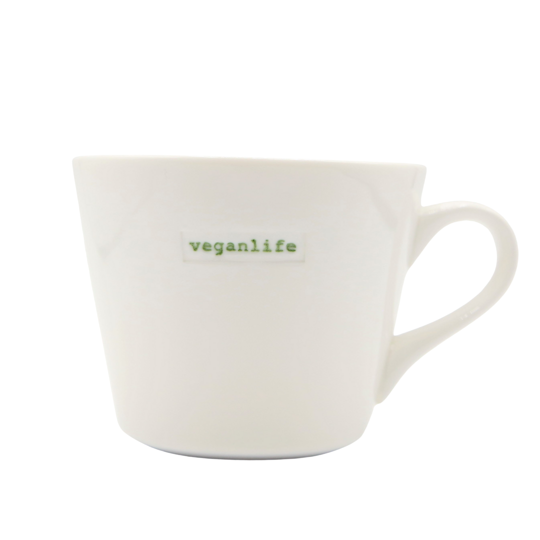 Bucket Mug Medium - 350ml - Veganlife (Green)